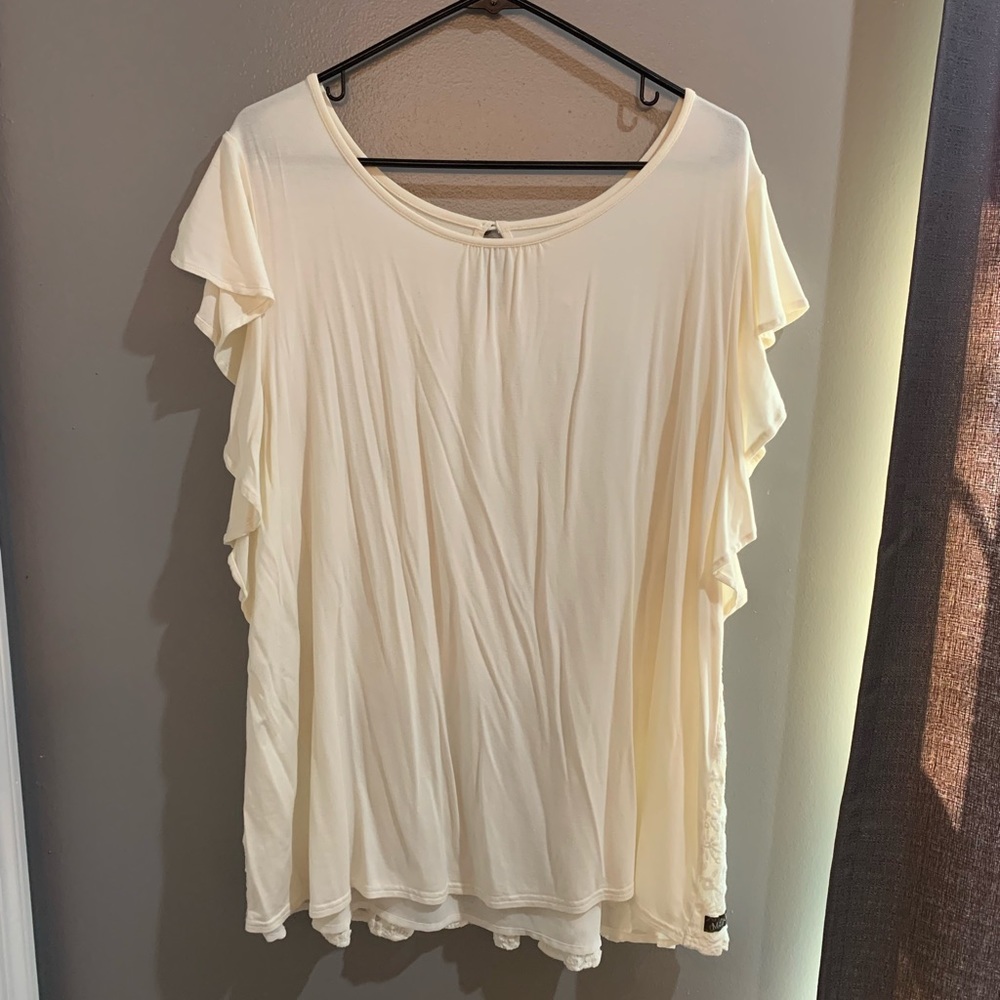 Matilda Jane top with lace detail in the back